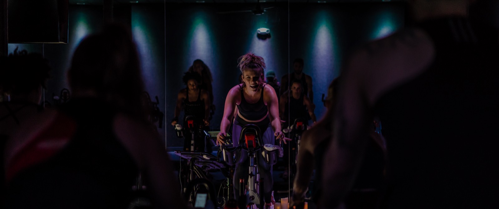 CycleBar instructor leading group workout